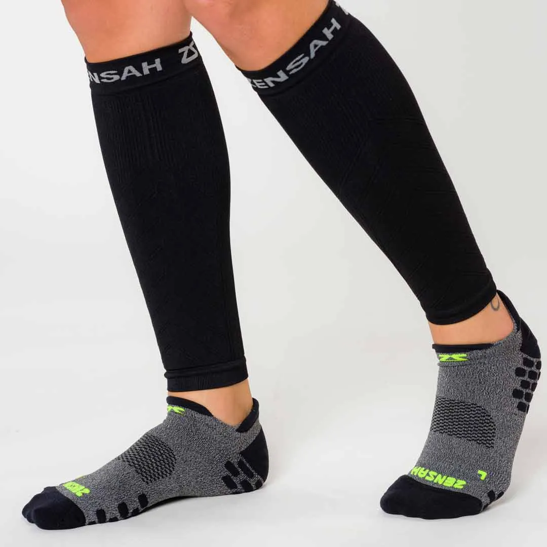 3D Dotted No-Show Running Sock