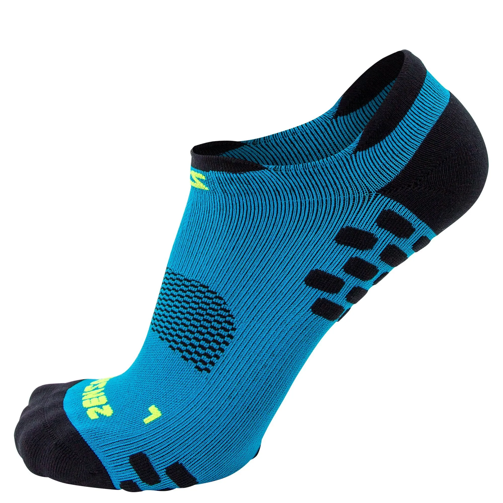 3D Dotted No-Show Running Sock