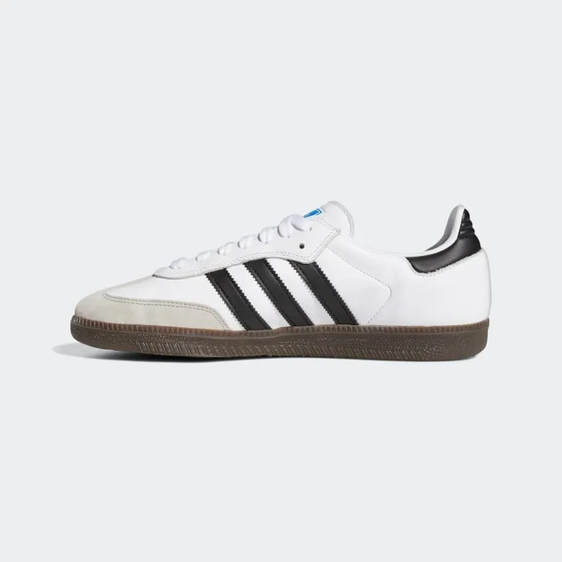 Adidas Skateboarding Samba ADV Skateboarding Shoes - Cloud White / Core Black / Clear Granite