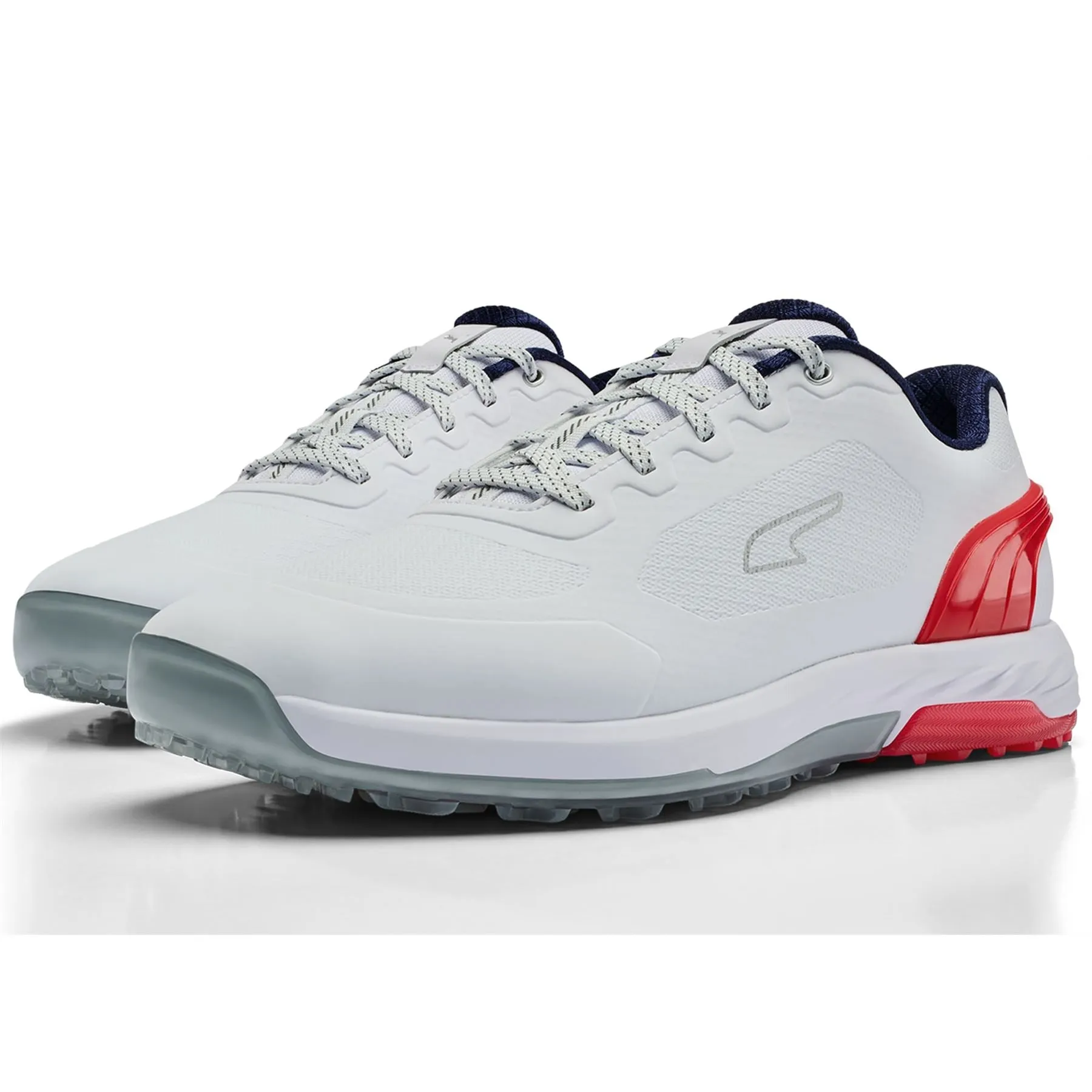 Alphacat Nitro Golf Shoe White/Red/Blue - SS24