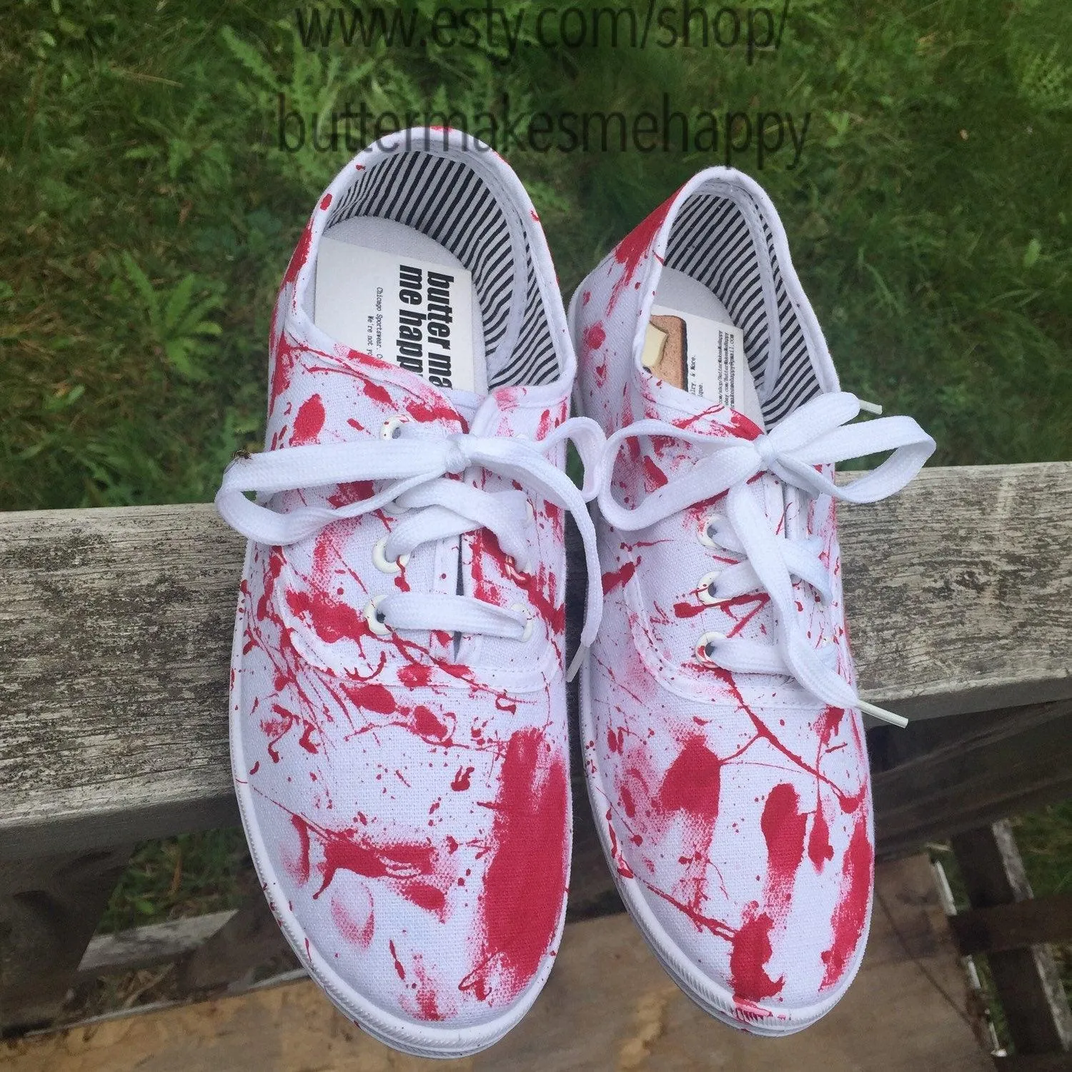 Blood Splatter Shoes