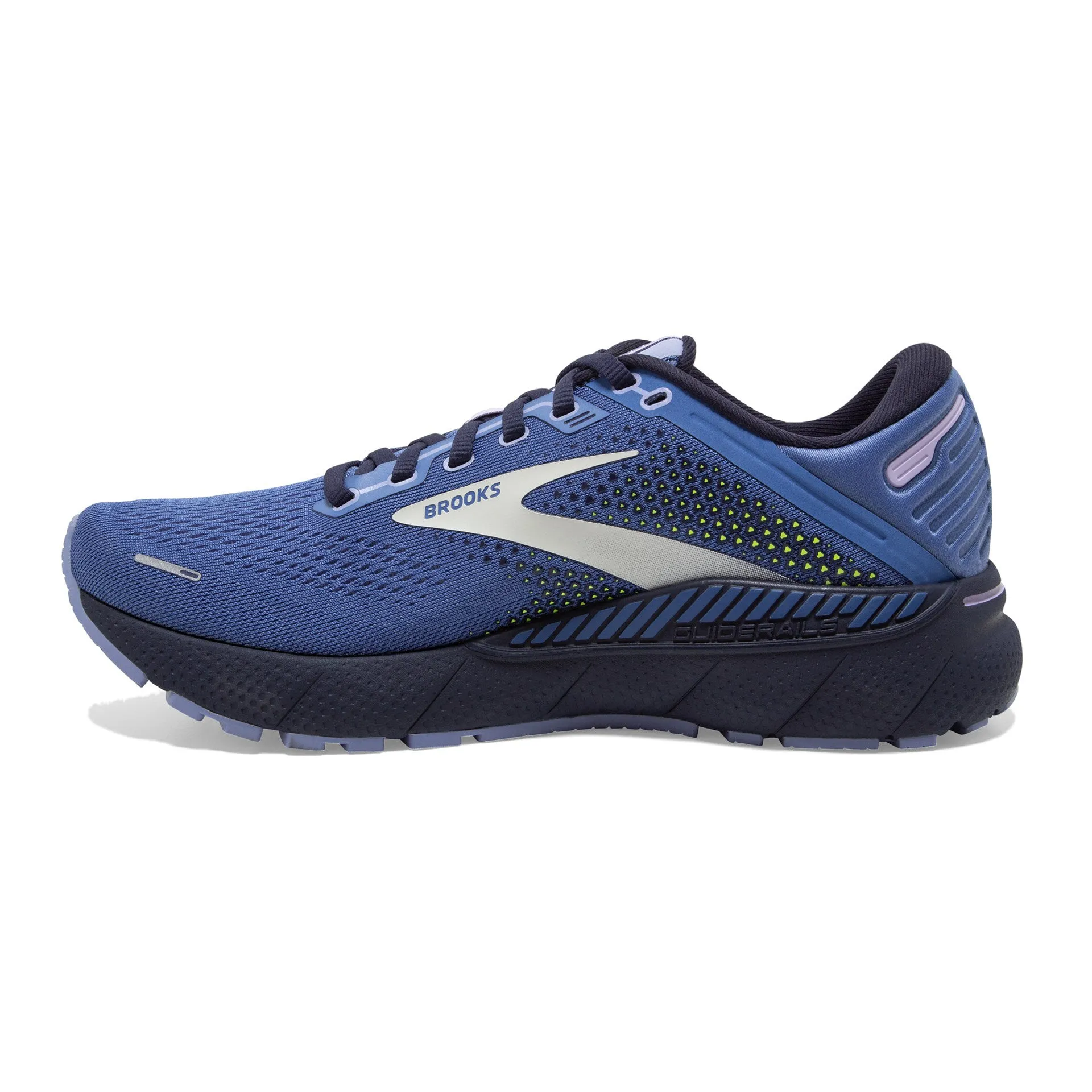 Brooks Women's 120353 467 Adrenaline GTS 22 Blue Purple Nightlife Cushion Support Running Shoes