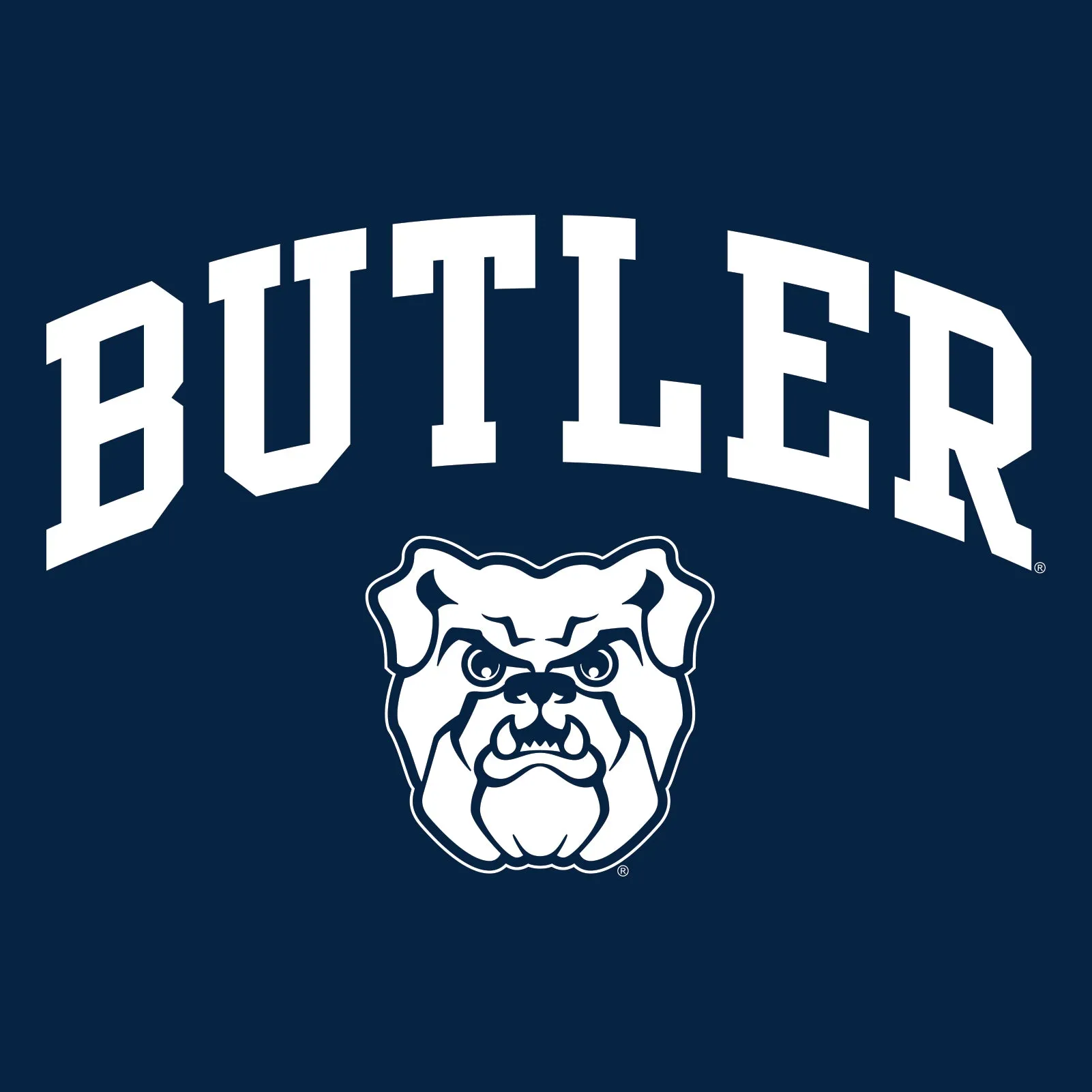 Butler University Bulldogs Arch Logo Tank Top - Navy