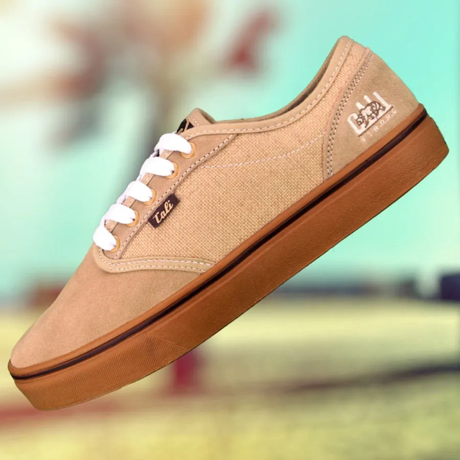 CALI Strong OC Skate Shoe Tan Gum