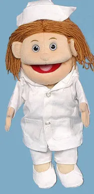 Caucasian Nurse Puppet (Movable Mouth)