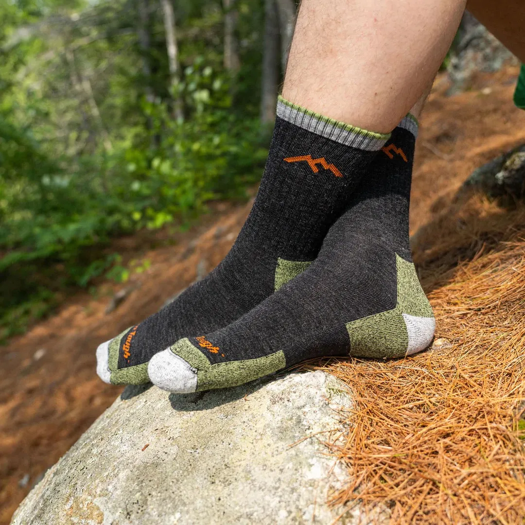 Darn Tough Men's Hiker Micro Crew Midweight Hiking Sock 1466 - Olive