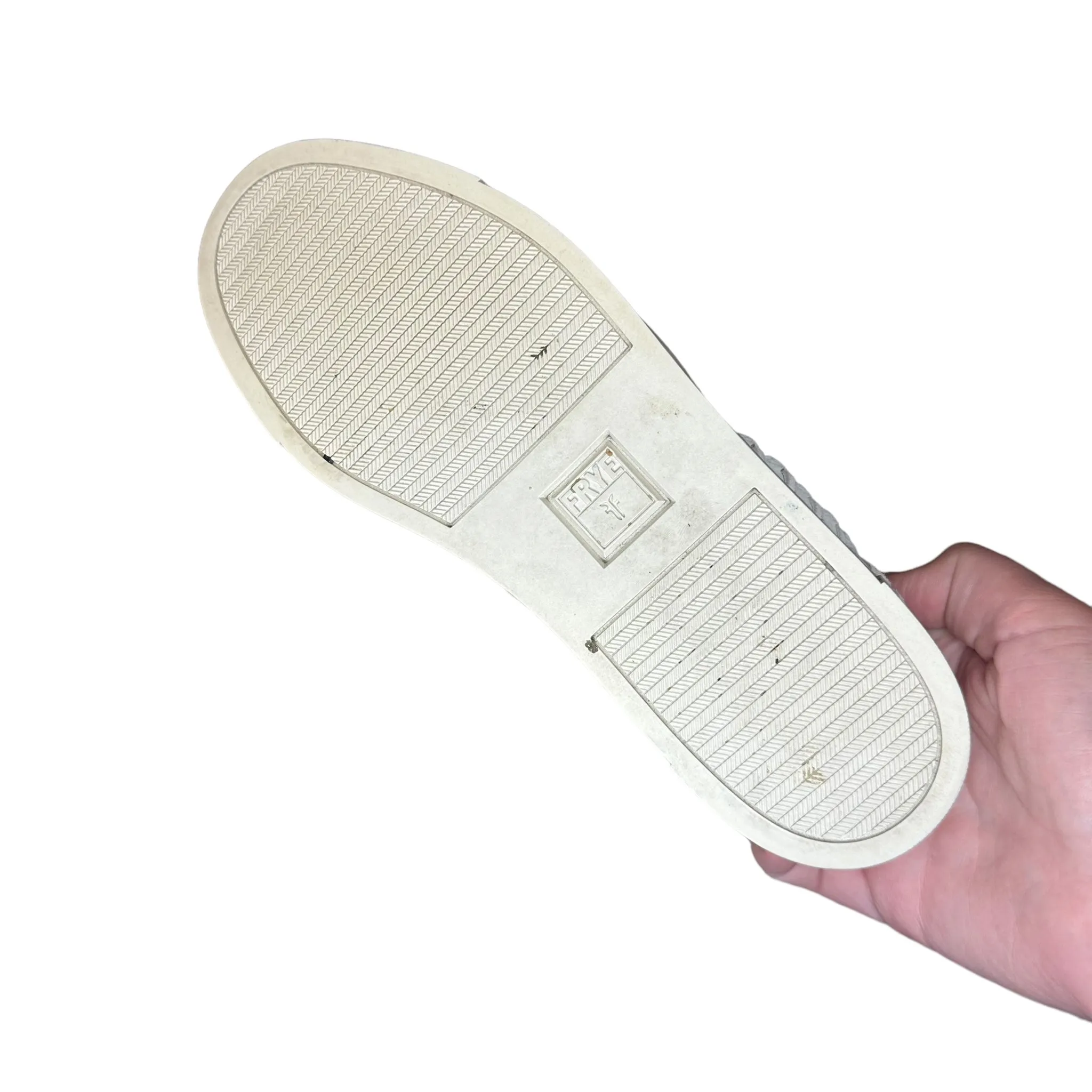 FRYE White Weaved Slip On Shoe