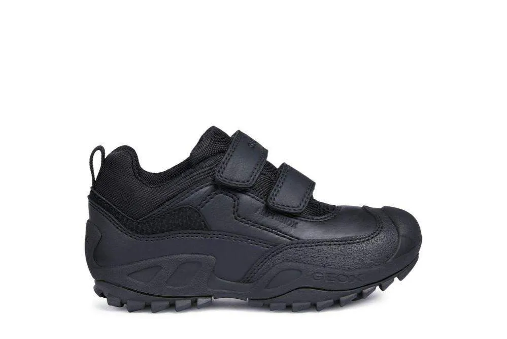 Geox Savage B.B. Boy's Black Shoe