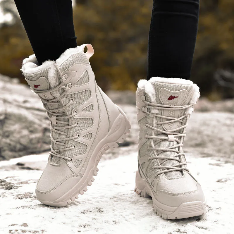 High Top Desert Outdoor Winter Thicken Couple Boots