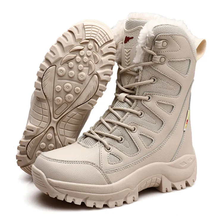 High Top Desert Outdoor Winter Thicken Couple Boots