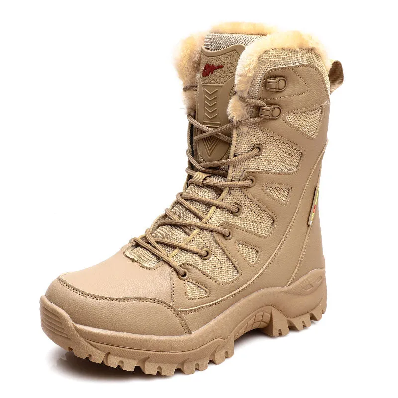 High Top Desert Outdoor Winter Thicken Couple Boots