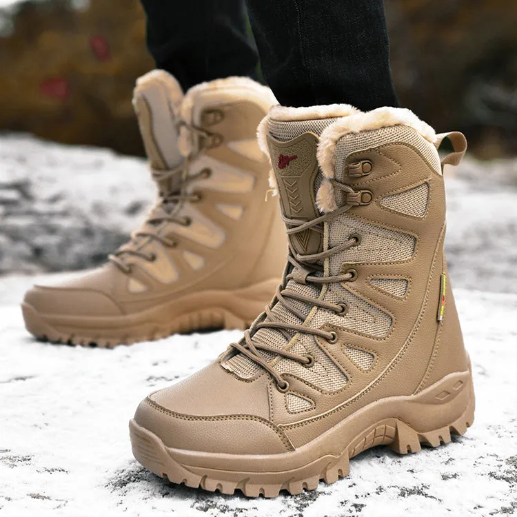 High Top Desert Outdoor Winter Thicken Couple Boots