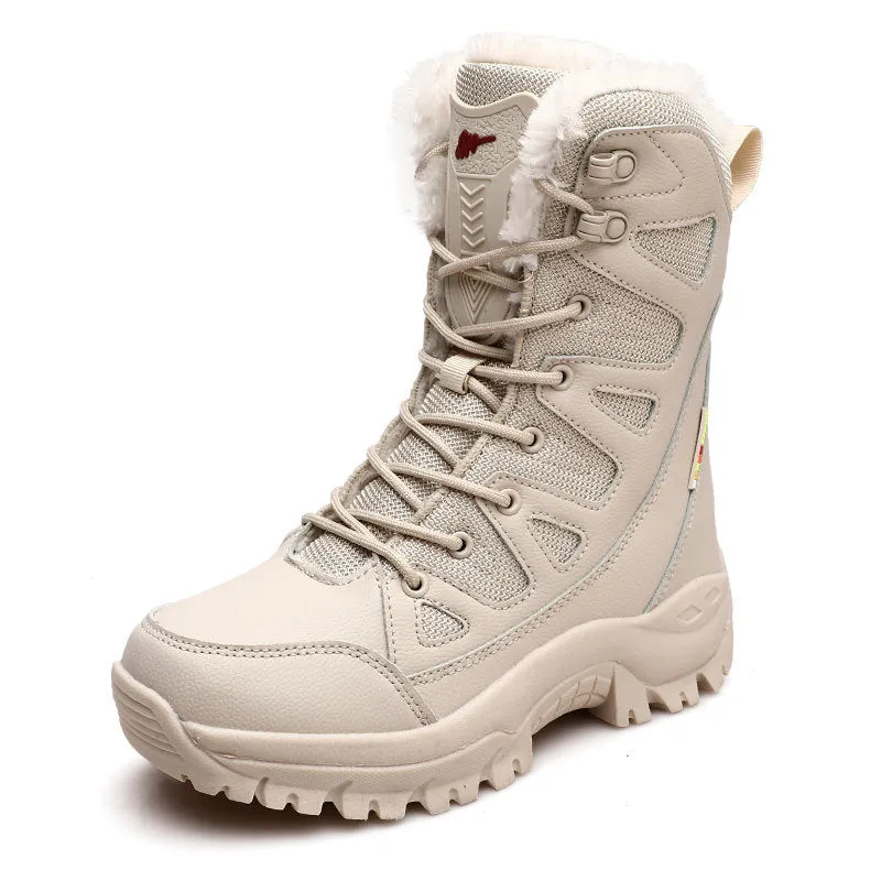 High Top Desert Outdoor Winter Thicken Couple Boots