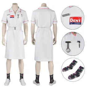 Joker Nurse Costume Dark Knight Joker Cosplay Dress Uniform Halloween Party Suit