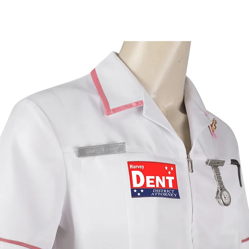 Joker Nurse Outfit Unifrom The Dark Knight Joker Cosplay Costume Joker Halloween Suit