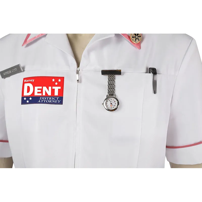 Joker Nurse Outfit Unifrom The Dark Knight Joker Cosplay Costume Joker Halloween Suit