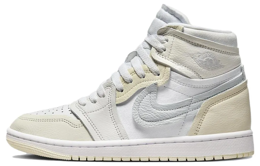 Jordan Air Jordan 1 Vintage Basketball Shoes Womens White and Yellow