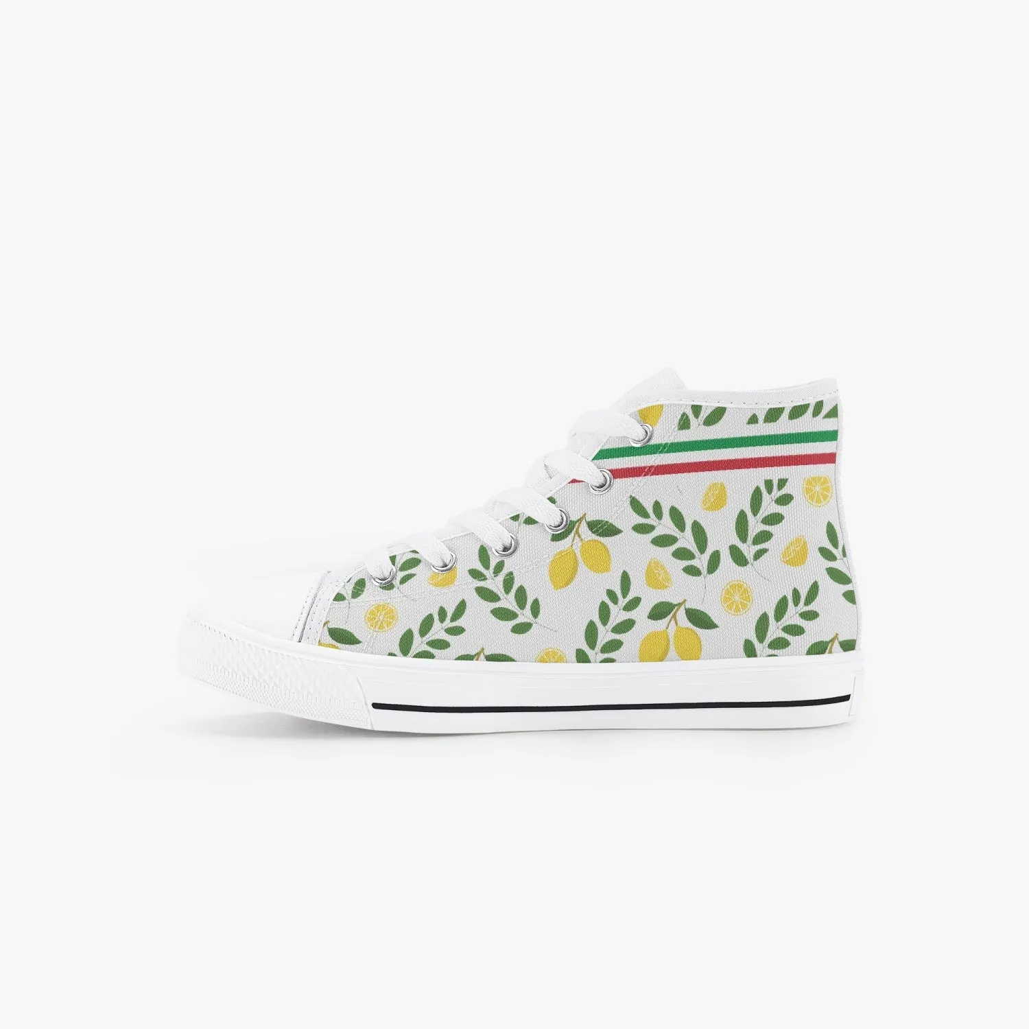 Kid’s High-Top Shoes Italian Lemon