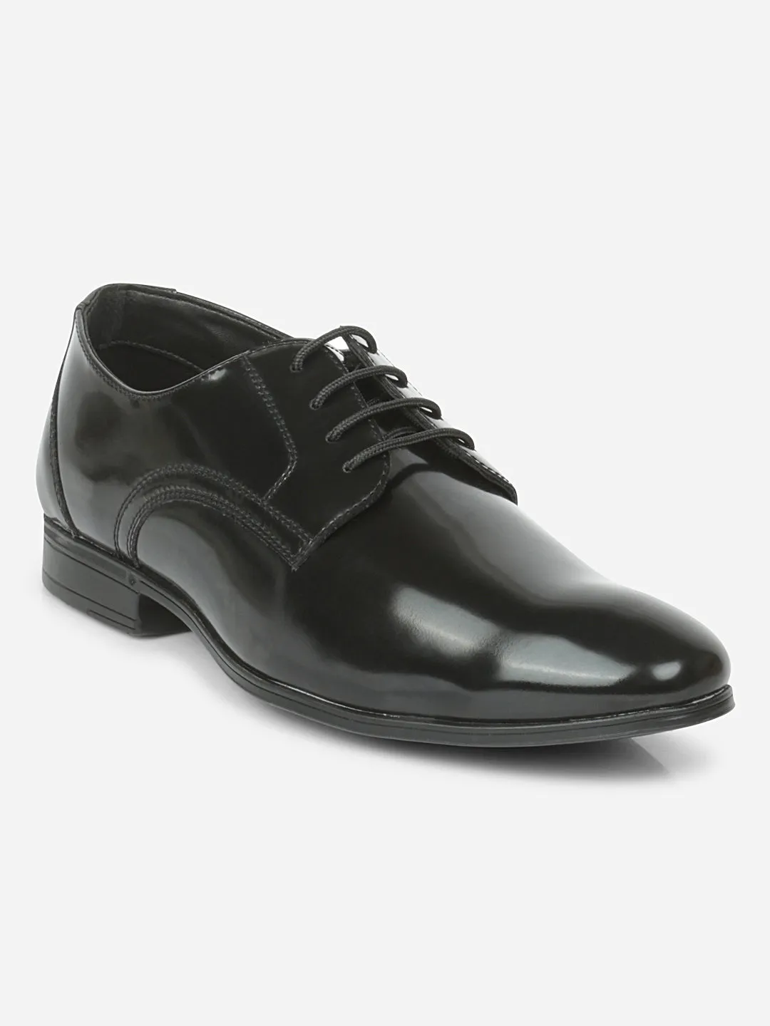 Men's Black Round Toe Lace up Formal (IX1082)