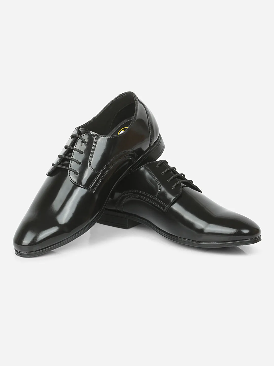 Men's Black Round Toe Lace up Formal (IX1082)