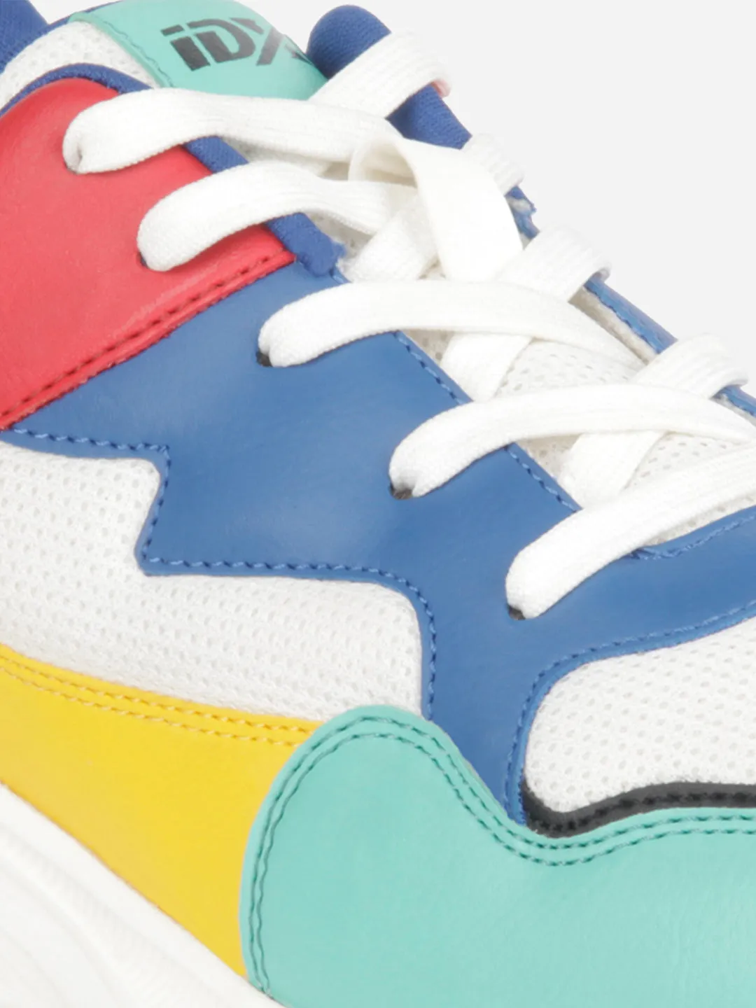 Men's Colourblocked Lace Up Sneakers (IX7136)