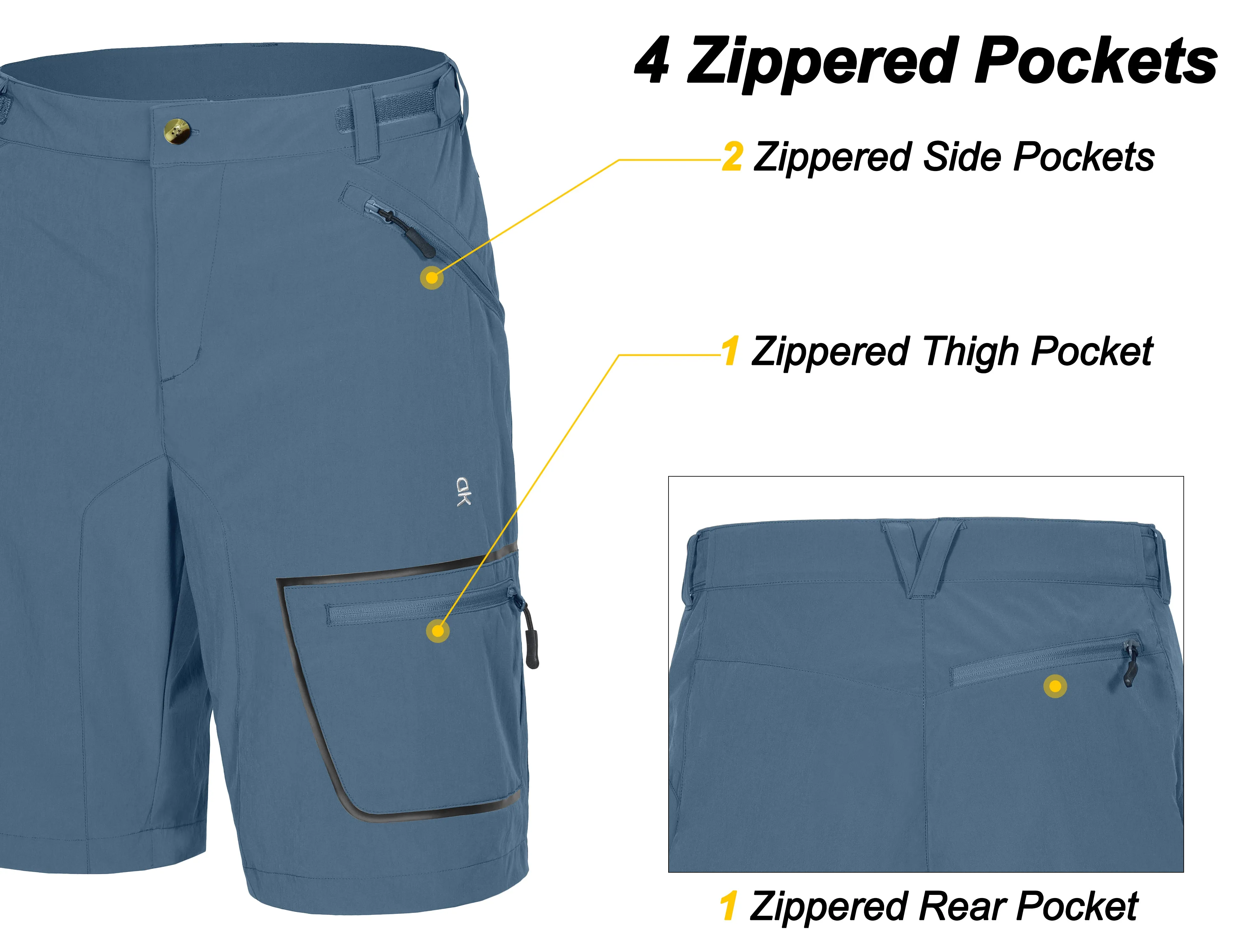 Men's Lightweight Quick-Dry Hiking Shorts