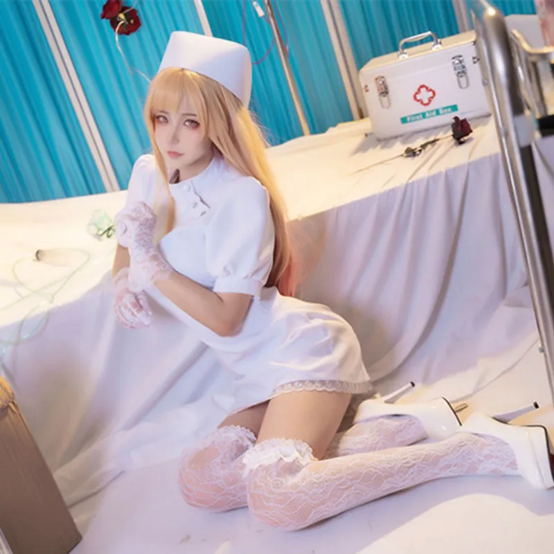 My Dress-Up Darling Sono Bisque Doll Wa Koi Wo Suru Kitagawa Marin Nurse Uniform Halloween Cosplay Costume