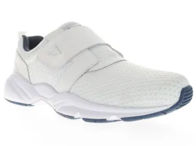 Propet Stability X Strap - Men's Casual Shoe White/Navy (WN)