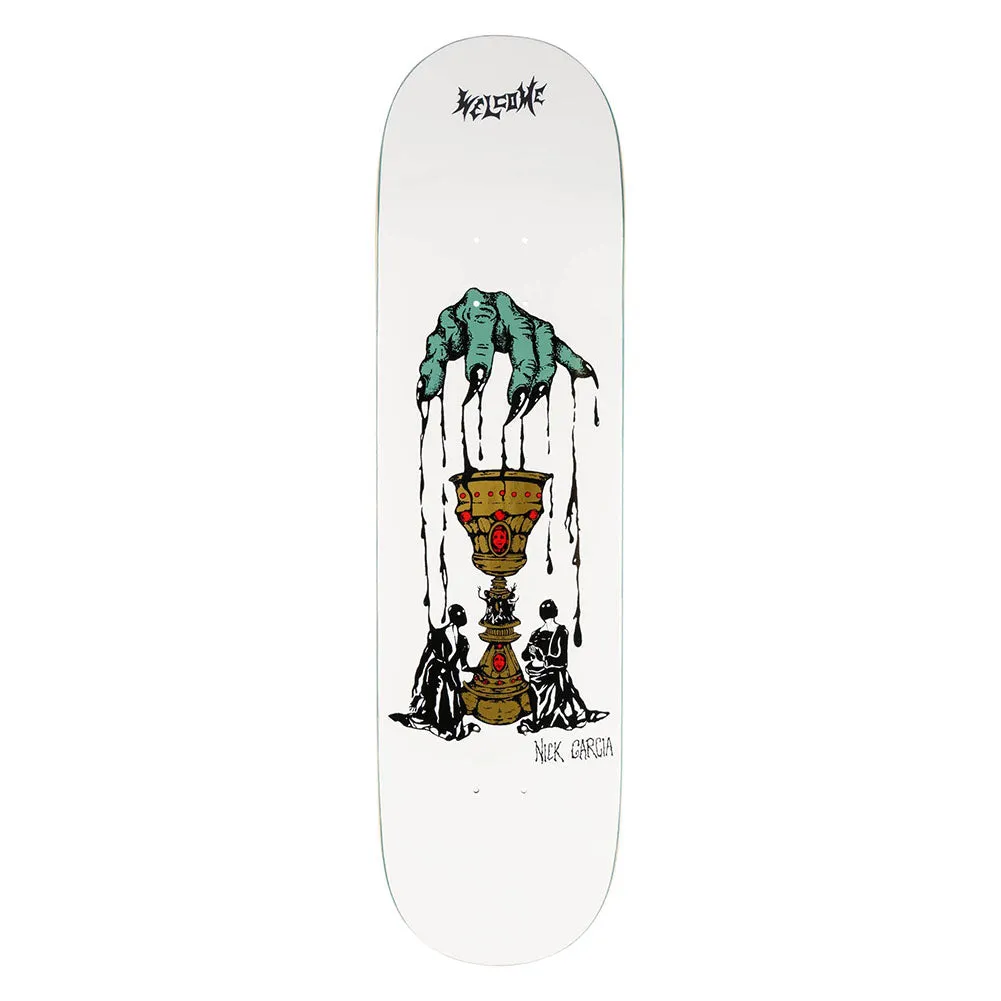 Welcome Nick Garcia Chalice On Popsicle Skateboard Deck 8.38"